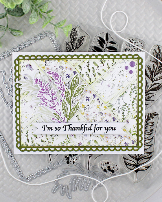 38008 Spring Greenery 5x6 Stamp Set