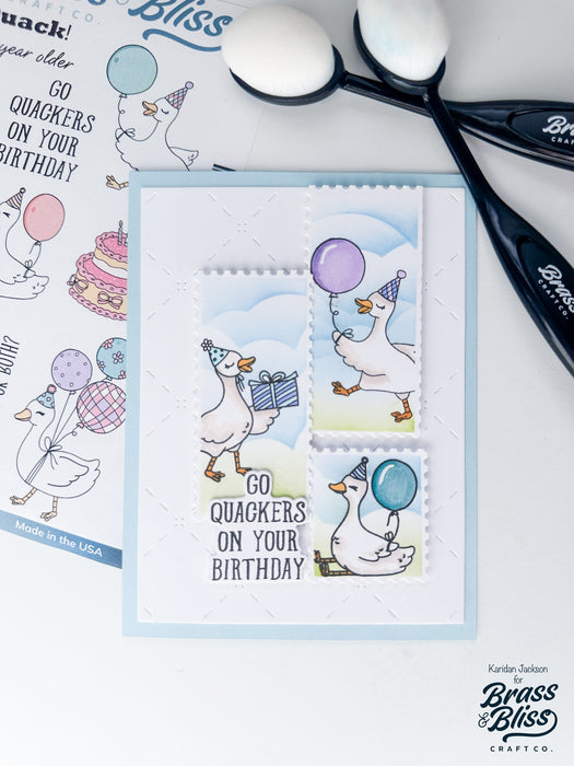 38019 Lucky Duck - 4x6 Clear Stamp Set