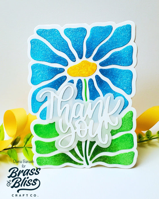 5907-04D Spring Flower w/ Outline Die