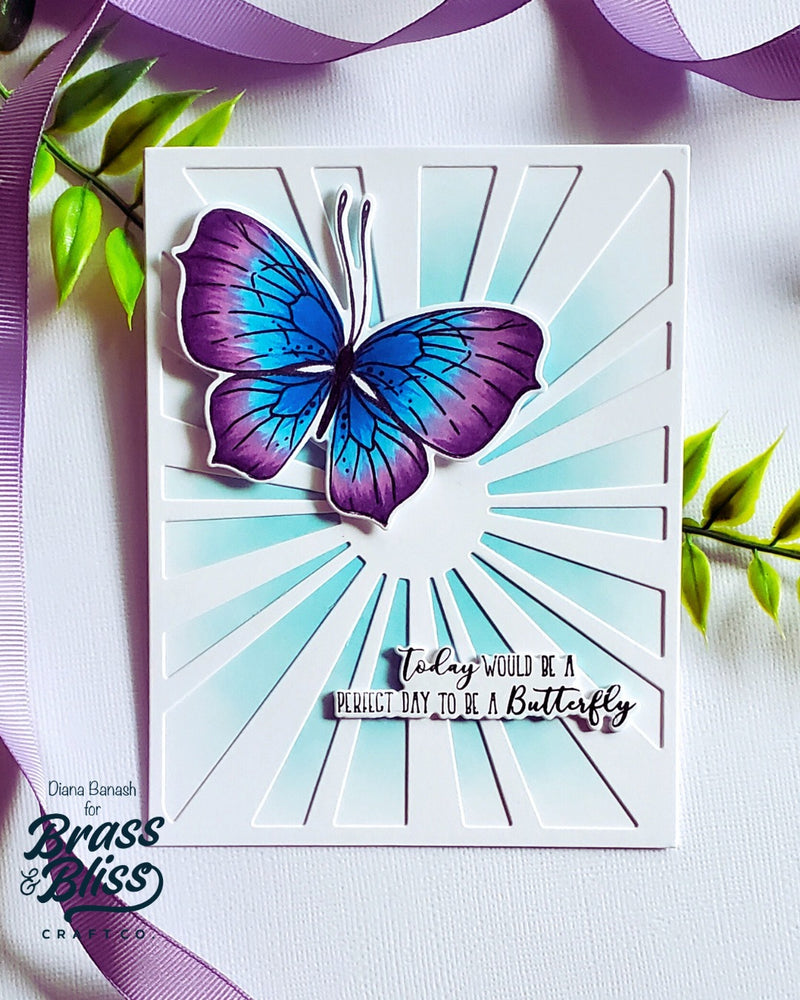 38003 Fluttery Wishes - 4x6 Clear Stamp Set