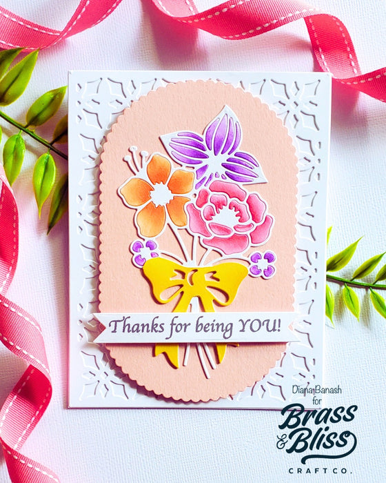 38002-01 Comfort & Thanks - 4x6 Clear Stamp Set