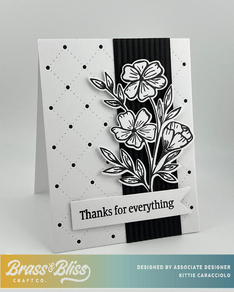 38002-01 Comfort & Thanks - 4x6 Clear Stamp Set