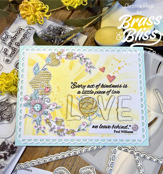 38007 Loops of Love - 4x8 Clear Stamp Set