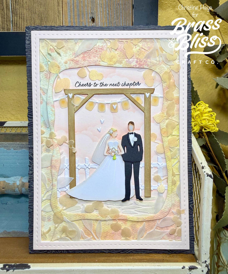 5905-01D Wedding Couple Die