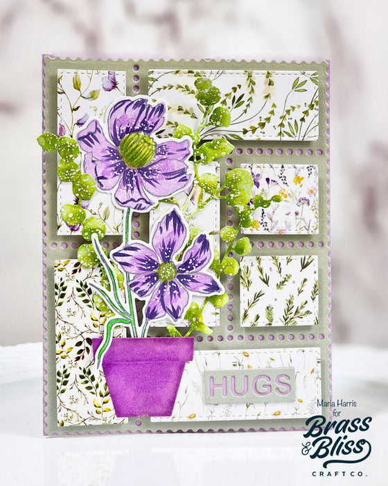 5905-03D Timeless Words in Blocks Die