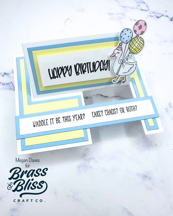 38019 Lucky Duck - 4x6 Clear Stamp Set