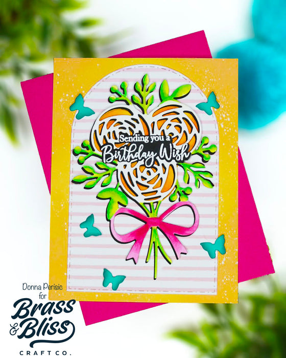 5913-02D Blooming Rose Die