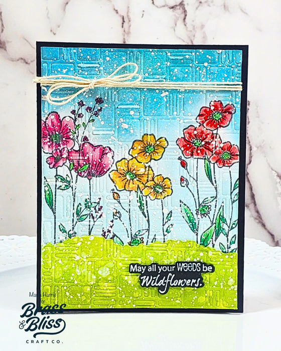38018 A Day Full of Blooms - 4x8 Clear Stamp Set