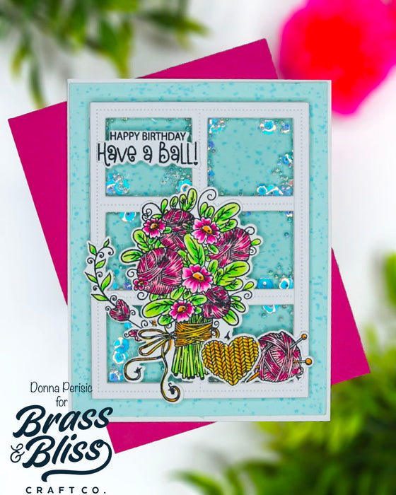 38007 Loops of Love - 4x8 Clear Stamp Set