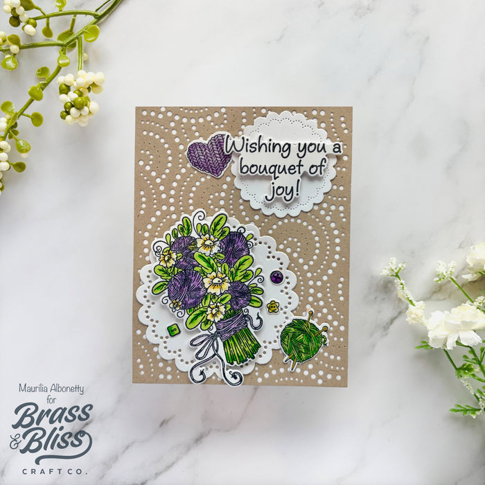 38007 Loops of Love - 4x8 Clear Stamp Set