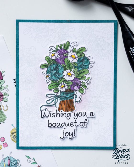 38007 Loops of Love - 4x8 Clear Stamp Set
