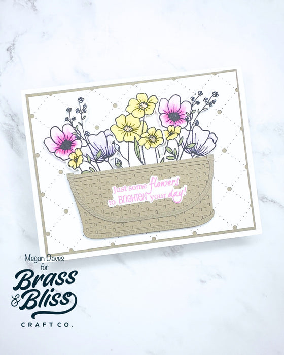 38018 A Day Full of Blooms - 4x8 Clear Stamp Set