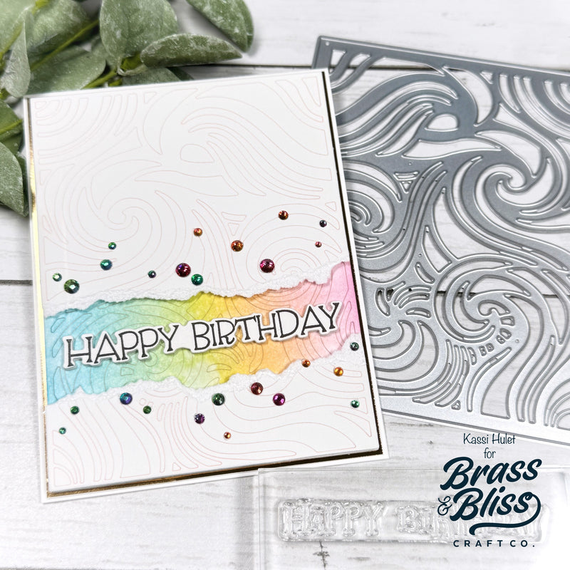 38026 Happy Birthday - 4x8 Clear Stamp Set