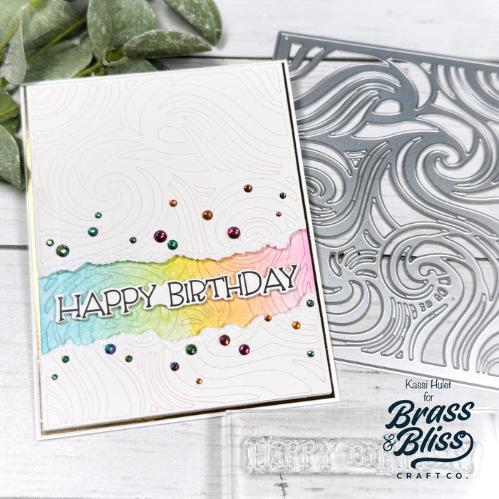 38026 Happy Birthday - 4x8 Clear Stamp Set