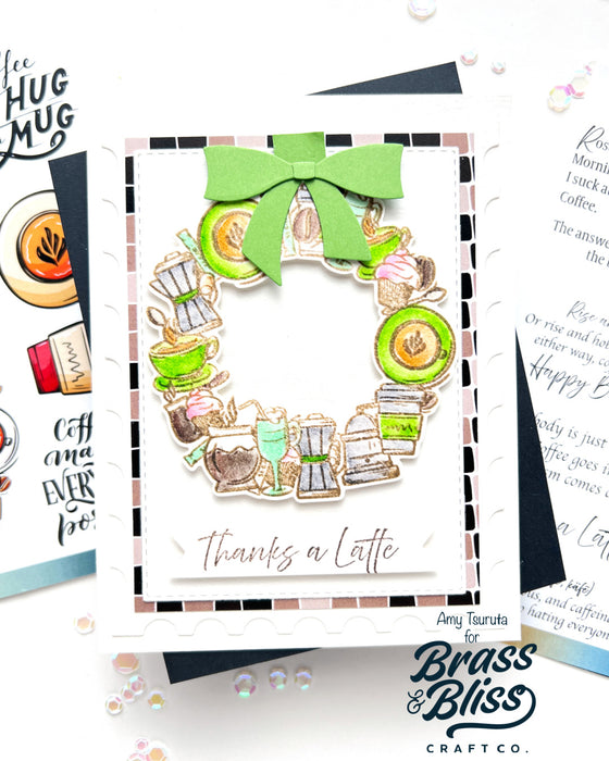38020 Hug in a Mug - 5x6 Clear Stamp Set