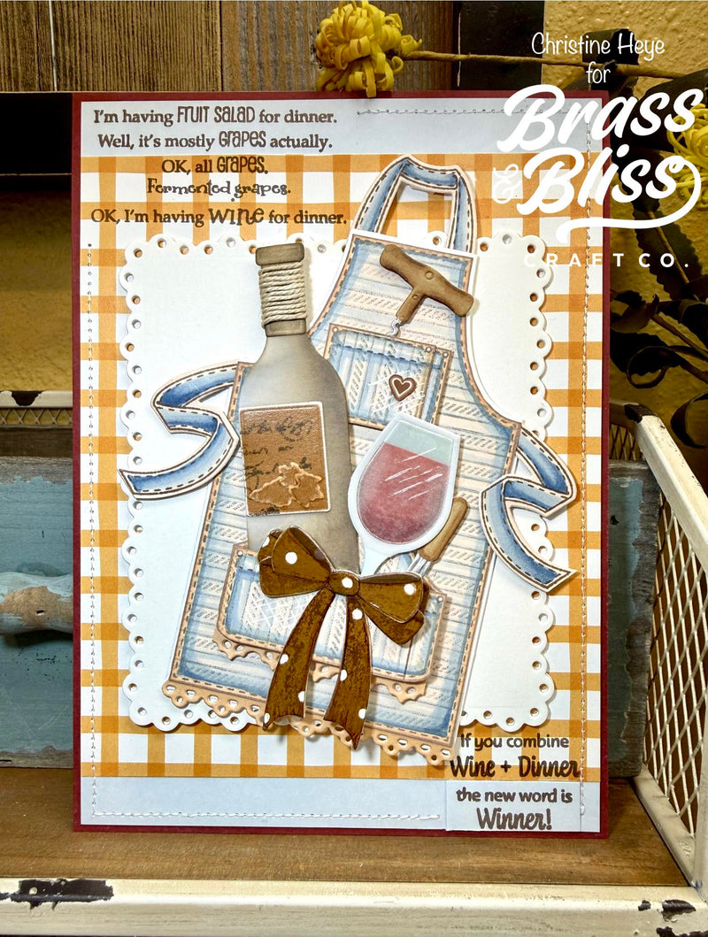 38027 Spring Apron - 5x6 Stamp Set