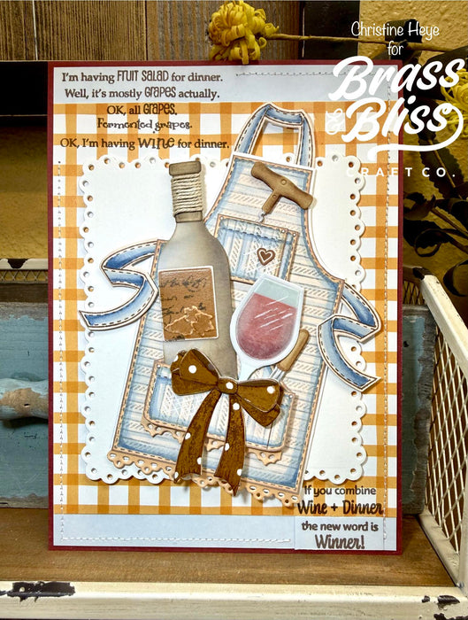 38027 Spring Apron - 5x6 Stamp Set