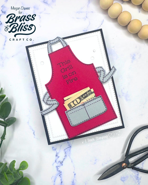 38027 Spring Apron - 5x6 Stamp Set