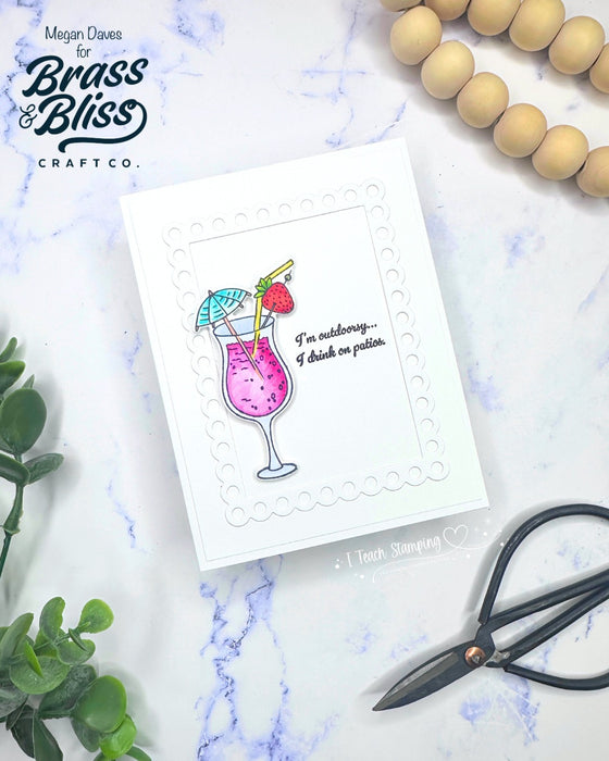 38029 Cocktails & Dreams - 5x6 Clear Stamp Set
