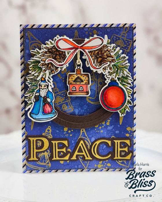 5938-04D Peace Vertical & Horizontal Dies
