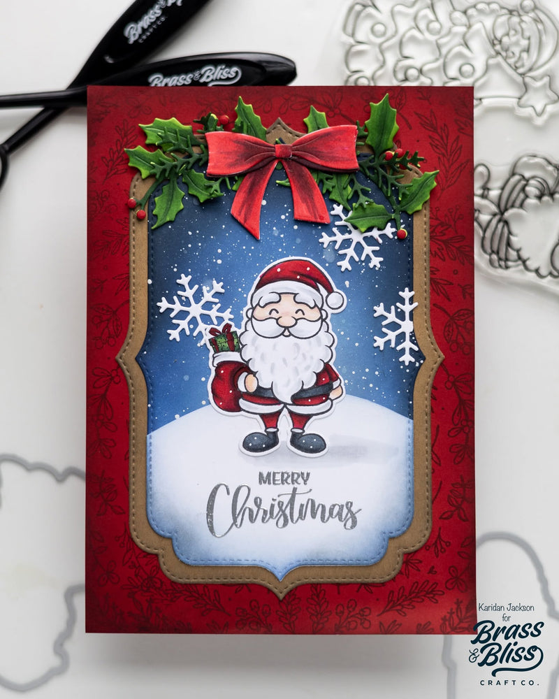 38035 Jolly Old Mischief - 4x8 Stamp Set