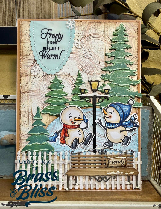 38041 Frosted Fun Bunch - 4x6 Clear Stamp Set