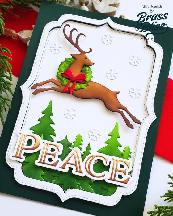 5938-04D Peace Vertical & Horizontal Dies