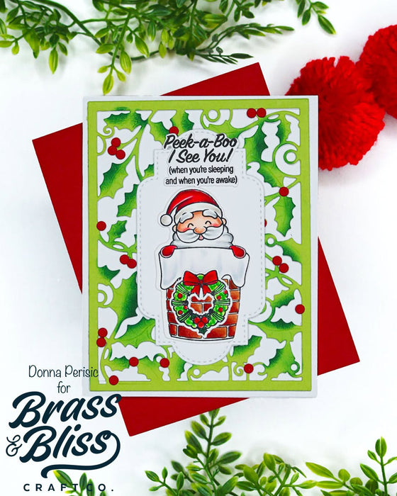 38035 Jolly Old Mischief - 4x8 Stamp Set