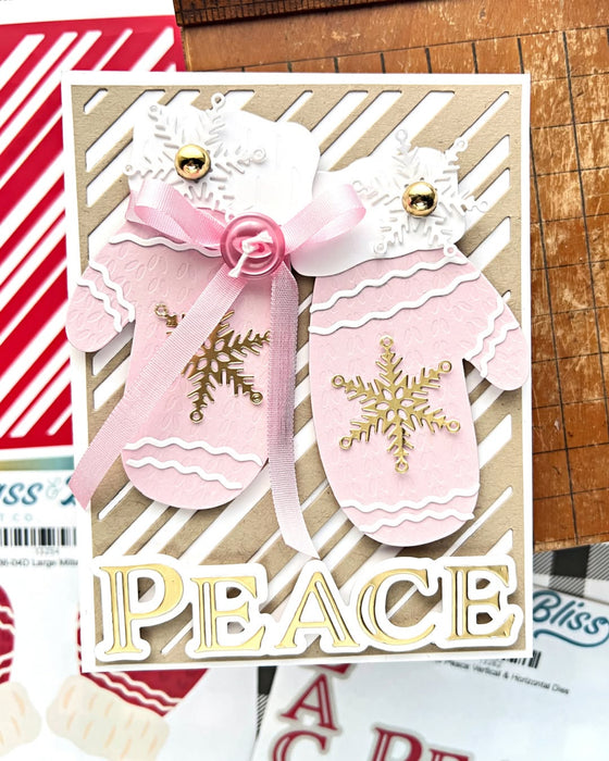 5938-04D Peace Vertical & Horizontal Dies