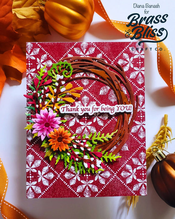 5946-02D Fall Bouquet Die
