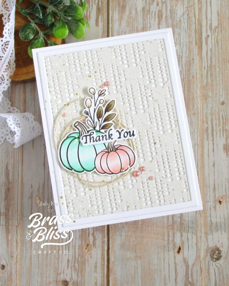 38045 Thankful Thoughts - 4 x 8 Clear Stamp Set