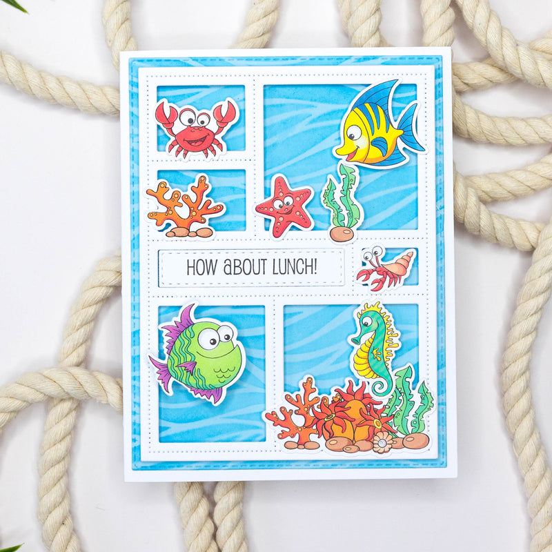 37017 How About Lunch - 4x6 Stamp Set