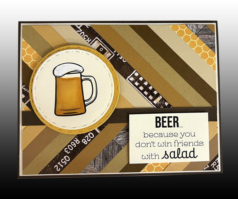 36048 Wish You Were Beer - 4x8 Stamp Set