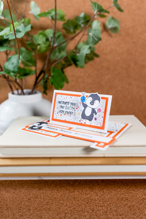 38001 Waddle You Know - 4x6 Stamp set