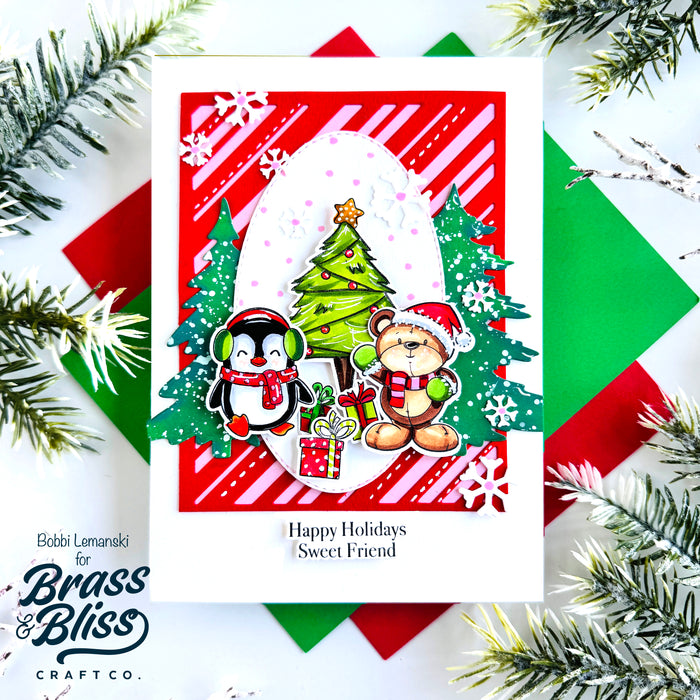 38036 Frosty Friends - 5x6 Stamp Set