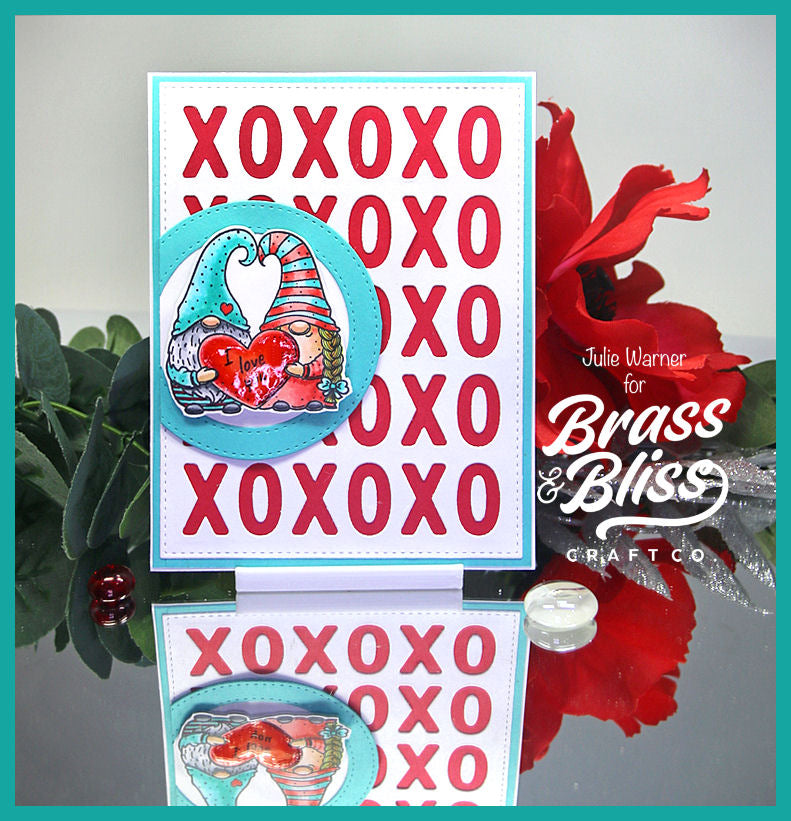 36023 I Love You Gnomes Stamp and Die Bundle