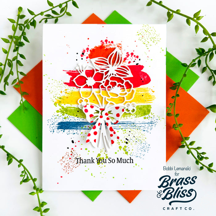 38002-01 Comfort & Thanks - 4x6 Clear Stamp Set