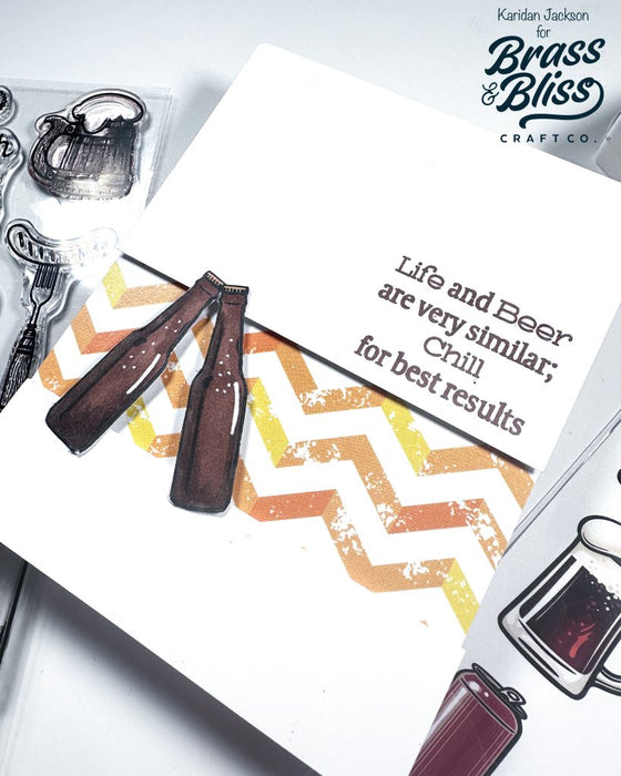 36048 Wish You Were Beer - 4x8 Stamp Set