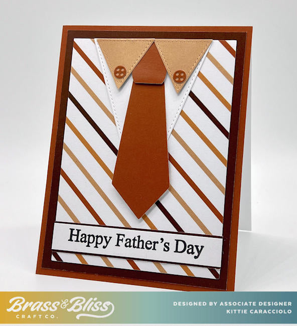 5707-02D Dress Shirt and Tie Die