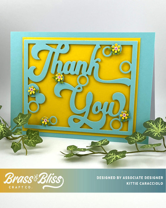 5904D Thank You Cover Die