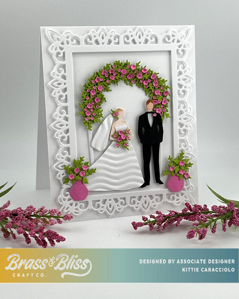 5905-01D Wedding Couple Die