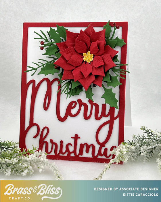 5935-03D Merry Christmas Layer Die