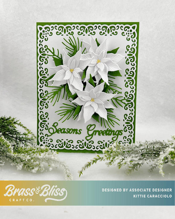 5938-02D Holiday Script w/ Shadow Dies