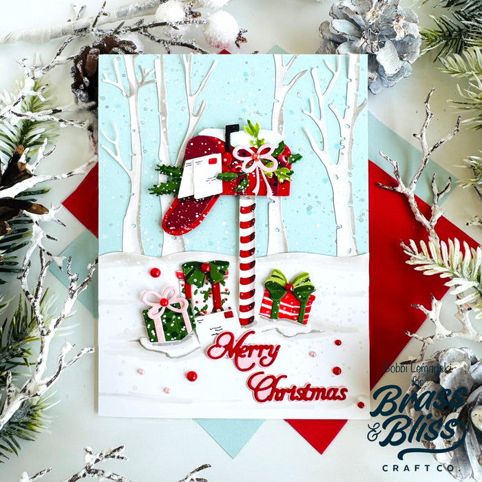 5824D Mailbox with Presents Die