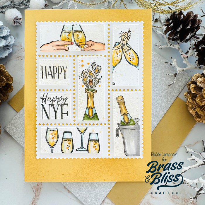 5851D Postage Stamp Cover Die