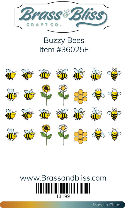 36025E Buzzy Bees - Colored Die Cut Pieces