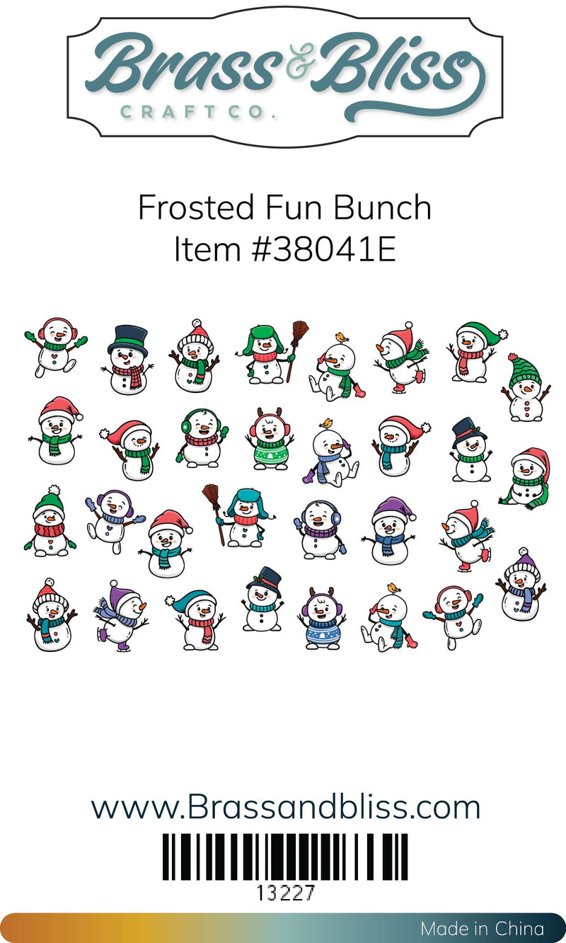 38041E Frosted Fun Bunch Colored Die Cut Pieces