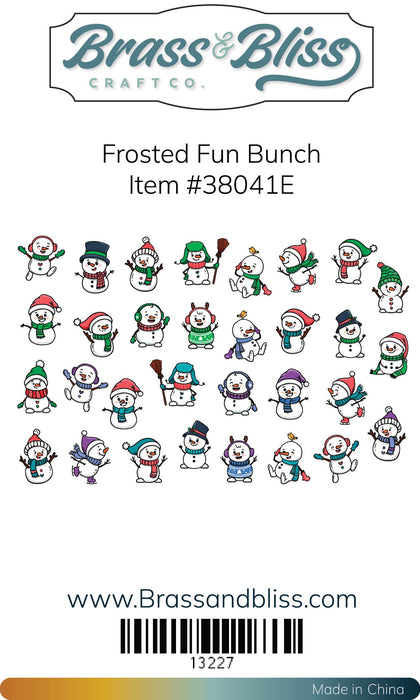 38041E Frosted Fun Bunch Colored Die Cut Pieces