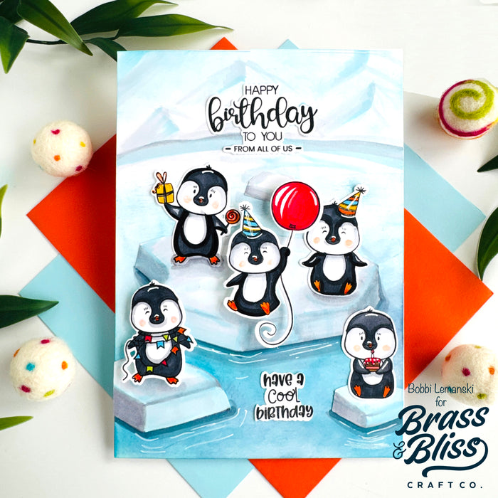 38001 Waddle You Know - 4x6 Stamp set