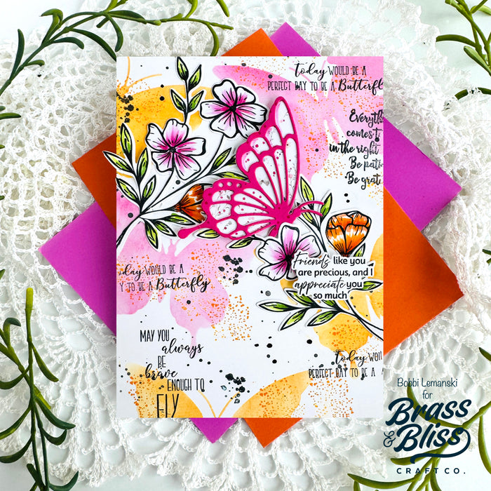 38009 Thankful for you - 4x6 Clear Stamp Set